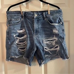 Judy Blue Distressed Jean Shorts
